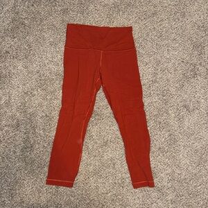 Lululemon Athletica Align Cayenne cropped Leggings